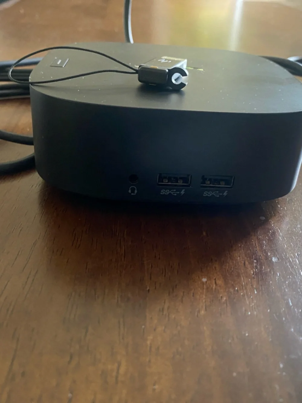 HP Black USB-C Docking Station with Power Adapter and Cables